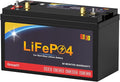 Lithium Car Battery Start-Stop GROUP 31 12.8V 100Ah 1500CCA LiFePO4 Automotive High-Performance With Emergency Start Button Battery For Car