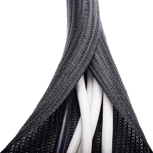 20ft 1/4 inch White Cable Sleeve