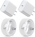 iPhone 15 16 Charger Fast Charging,Extra Long 10FT USB C to USB C Cable 20W USBC Apple Fast Charger Block for iPhone 16/16 Plus/16 Pro/16 Pro Max/16e/15/15 Plus/15 Pro/15 Pro Max/iPad Pro/Air/AirPods