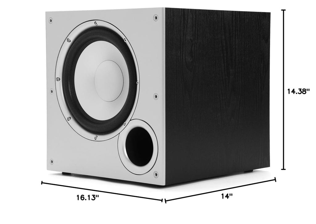 Polk Audio PSW10 10" Subwoofer, Big Bass Compact Design, Up to 100 Watts