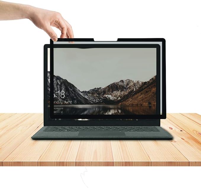 for Microsoft Surface Laptop 1/2/3/4/5 th Gen 13.5 inch Fully Removable Privacy Screen Protector Filter, Anti-Spy Filter Anti-Glare (for Surface Laptop 1/2/3/4/5 th 13.5" Privacy Screen Protector)