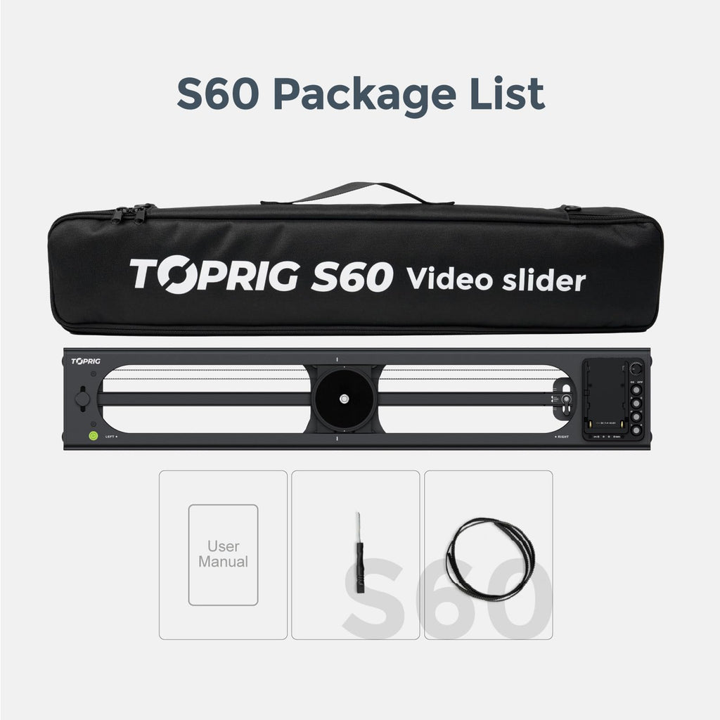 Accsoon Toprig S40 Motorized Camera Slider 40cm/16 App Wireless Control Carbon Fiber Dolly Rail Slider Support IME Lapse Photography