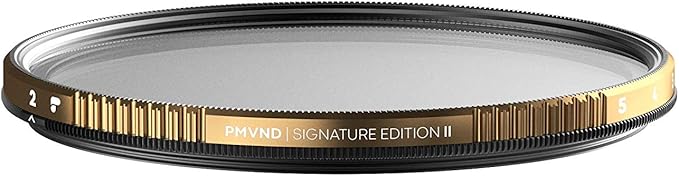 PolarPro 77mm Peter McKinnon Mist VND Camera Filter - 2-5 Stop Variable Neutral Density Lens Filter for DSLR/Mirrorless Pro Video – for Cinematic Shutter Speed Control + Diffusion