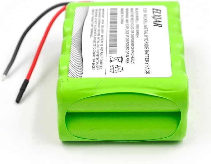 YUTSUJO (2-Pack) 12V 2000mAh Ni-MH Battery Pack with Bare Leads