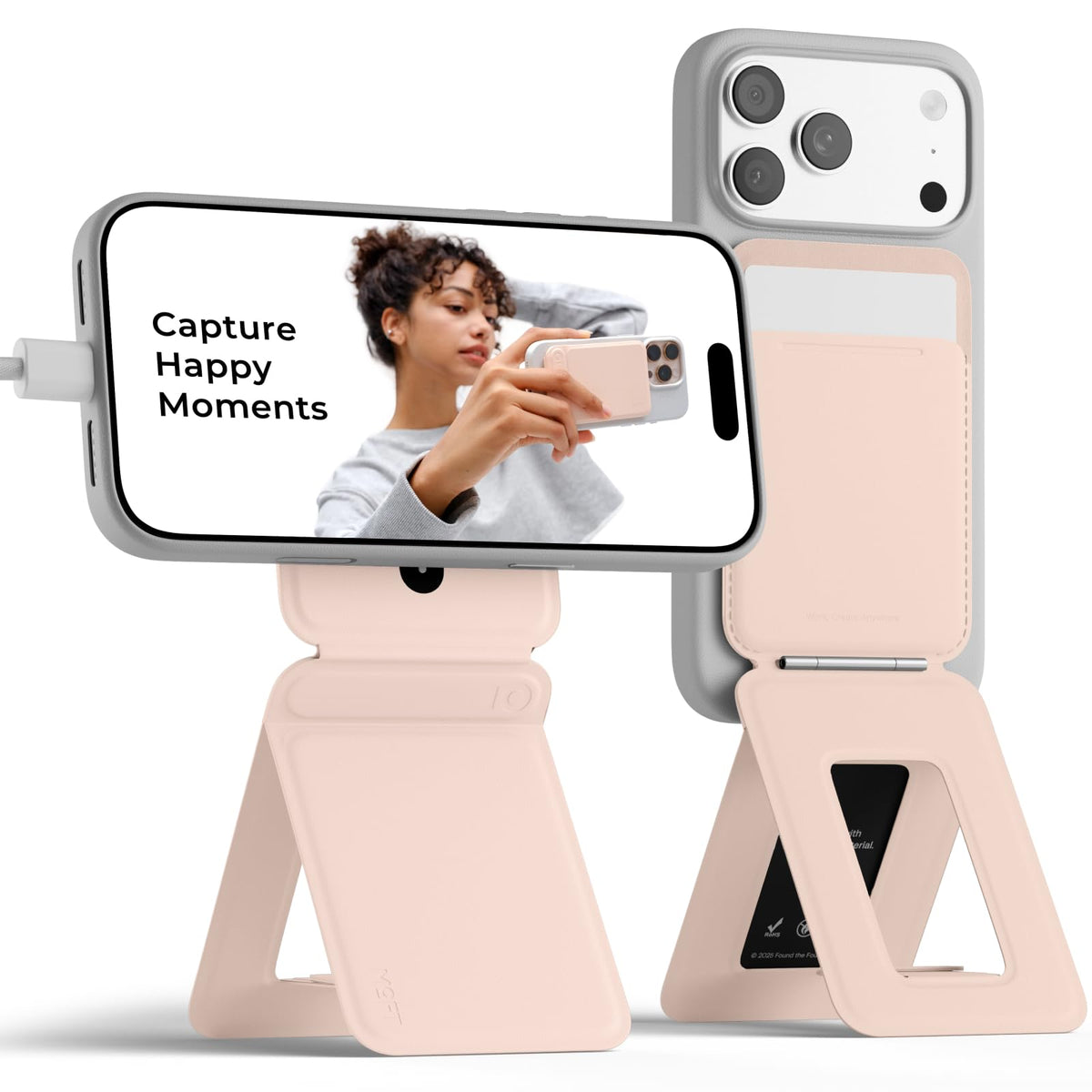 MOFT Phone Tripod Stand & Wallet, NFC Card Holder, Hold 1-2 Cards