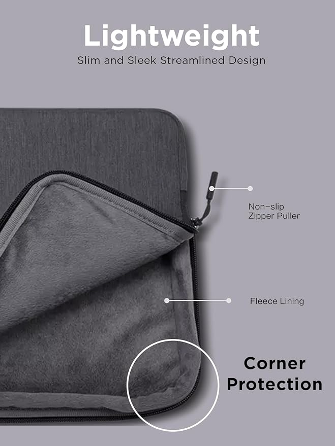 Lenovo Digital Pen 2 (Laptop) - Ultra-Tactile Response & Urban Sleeve for 14-inch Laptop/Notebook/Tablet - Water Resistant - Padded Compartments, Zippered Accessory Storage
