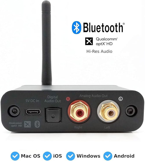 Audioengine B1 Bluetooth Receiver for Home Stereo System – Bluetooth 5.3