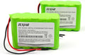 YUTSUJO (2-Pack) 12V 2000mAh Ni-MH Battery Pack with Bare Leads