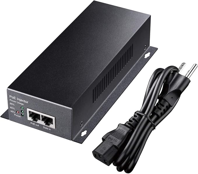 Cudy 90 Watts Gigabit PoE++ Injector, 10/100/1000Mbps PoE Adapter, 90W / 60W / 30W / 15.4W PoE Power Budget, PoE/PoE+ / PoE++ Adapter, IEEE 802.3af / 802.3at / 802.3bt Compliant, 48V ~ 52V (POE350)
