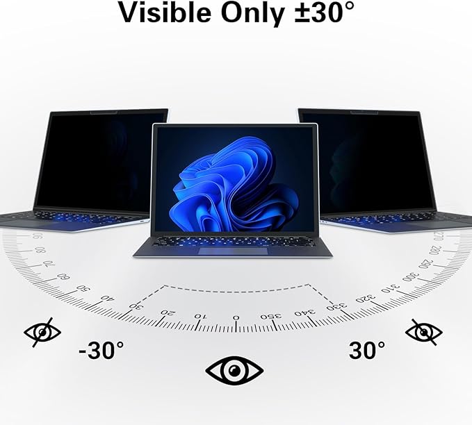 FILMEXT Privacy Screen for Microsoft Surface Laptop 13.8 inch 7th Generation Model 2036/2107, Anti-Spy Filter Anti-Glare (for Surface Laptop 7th 13.8" Privacy Screen Protector 2024)