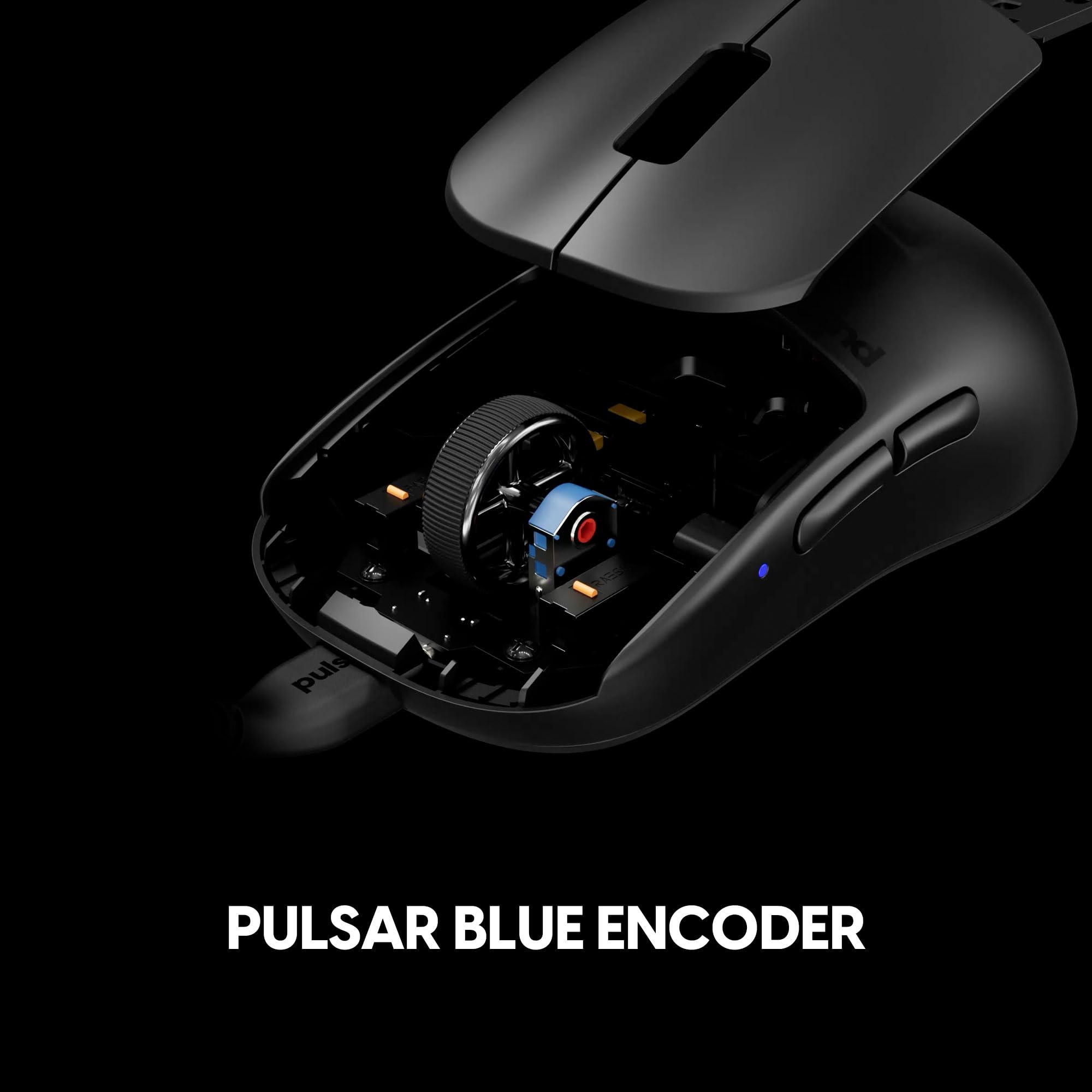 Pulsar Gaming Gears X2H Wired Gaming Mouse, Ultra Lightweight 1.8 oz (51g), Symmetrical, Optical Switch, 26000 DPI, Motion Sync, PAW3395 Sensor (Medium, Wired, Black)