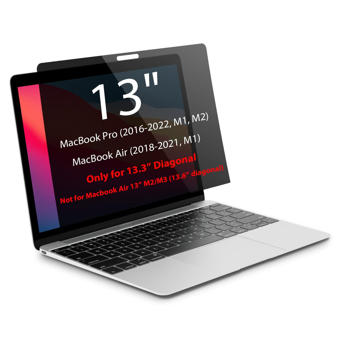 IRUYO FL Magnetic Privacy Screen for MacBook Pro 14 inch (2021-2026, M1, M2, M3, M4, M5, Pro, Max), Detachable Screen Protector, Blue Light Blocking, Anti Glare Protector and Privacy Filter Shield