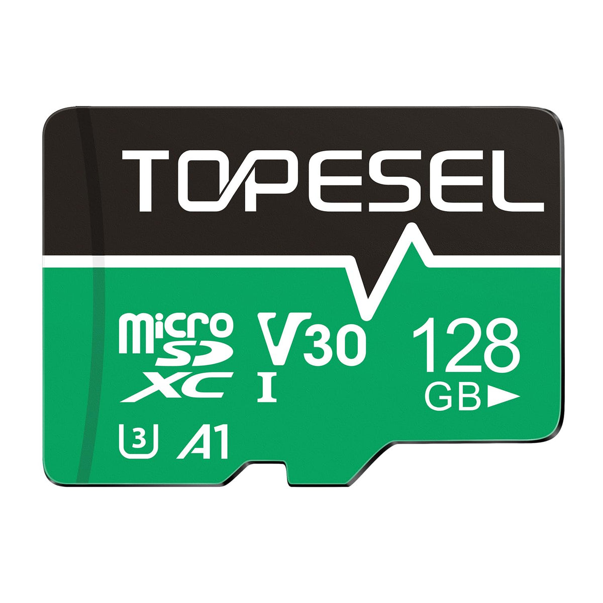 TOPESEL 128GB Micro SD Card 2 Pack with Adapter, High Speed TF Card, Memory Card microSDXC for Camera, Smartphone, Tablet, Dash Cam, Drone, UHS-I, U3, A1, 4K UHD, V30(128GB 2Pack)
