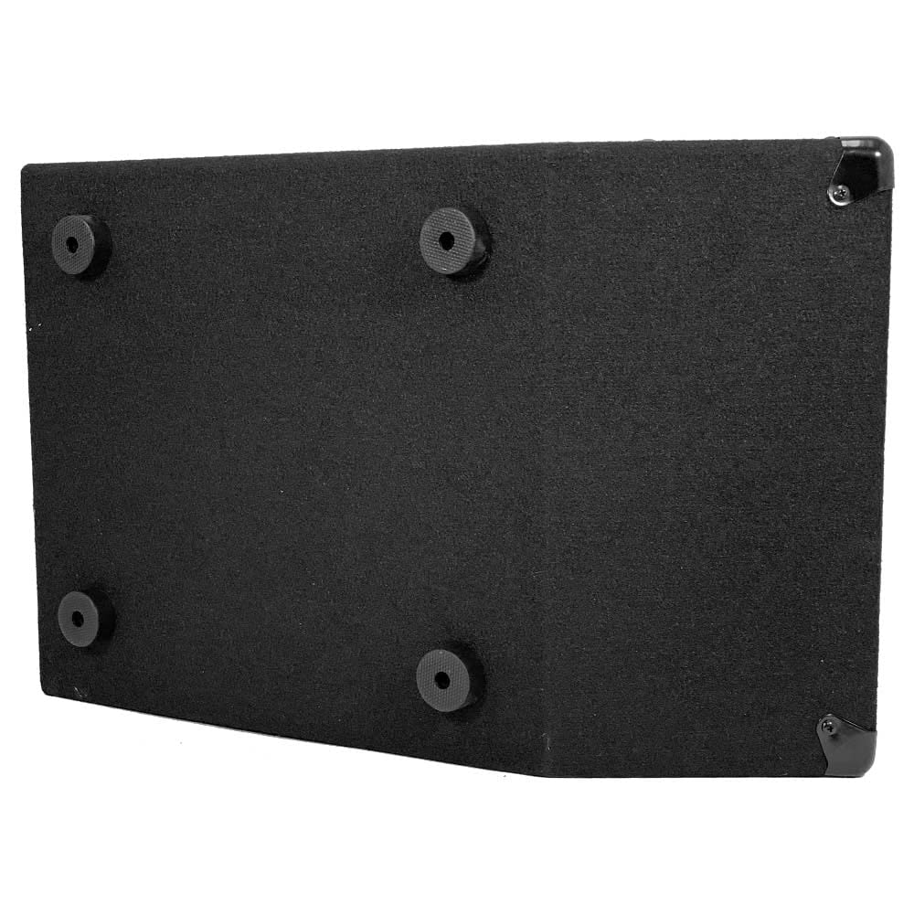 Seismic Audio - SA-10MT-PW-Pair - Pair of Powered 2-Way 10" Floor / Stage Monitor Wedge Style with Titanium Horns