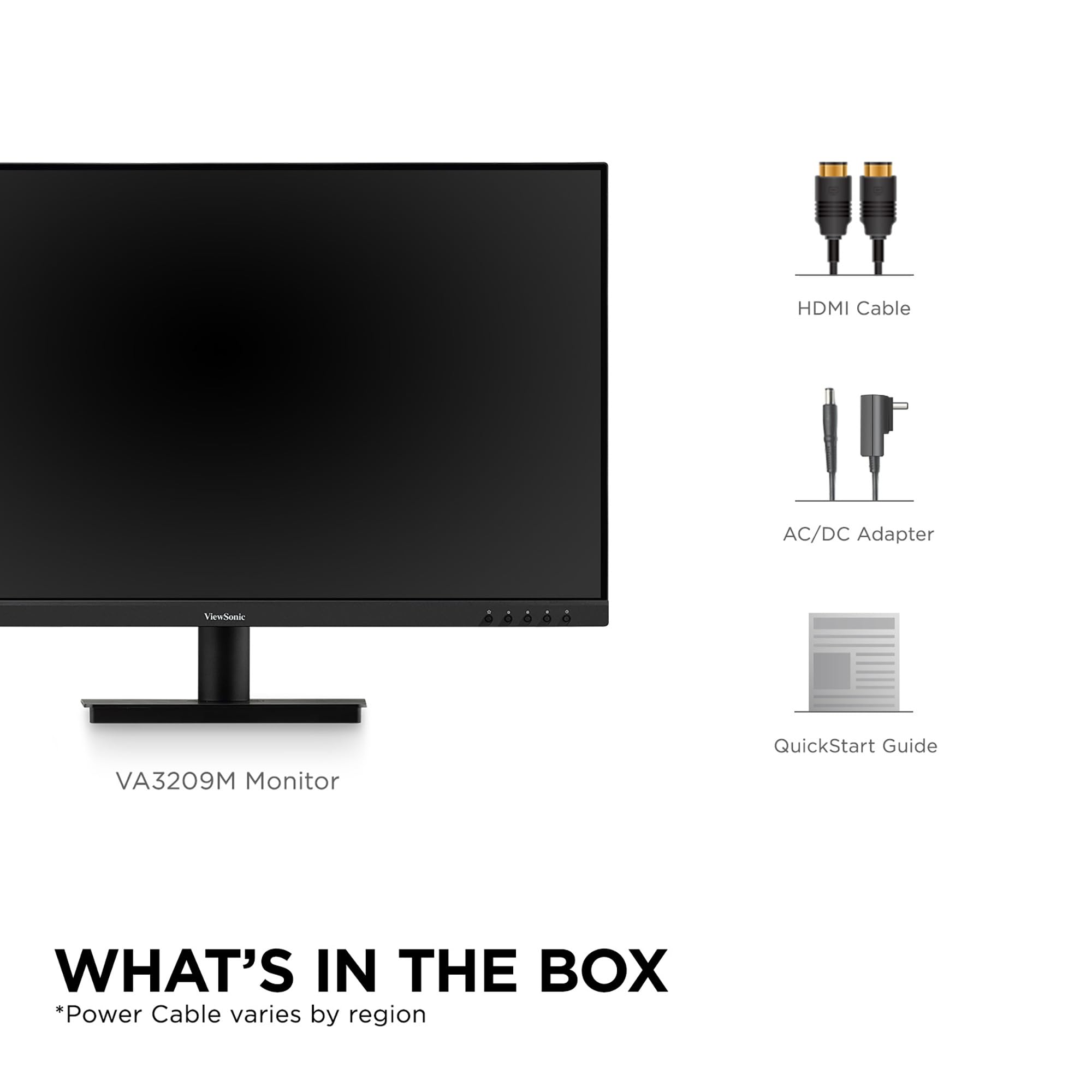 ViewSonic VA3209M 32 Inch 1080p IPS Computer Monitor, Full HD, HDMI VGA, PC