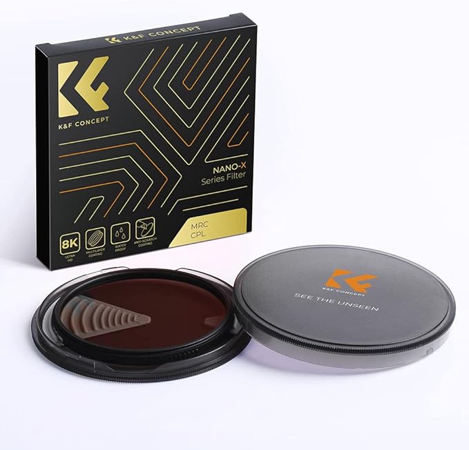 K&F CONCEPT 112mm Circular Polarizers Filter 28 Layer Super Slim Circular Polarizing Filter (CPL) Lens Filter Compatible with Nikon Z 14-24mm f2.8S Lens
