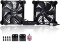 SCCCF Dual 120mm USB Cooling Fan with Speed Control - Quiet 5V Portable Fan for Electronics, TV, Router, DVR, PS5/Xbox/PC Cabinet, Computer & Gaming Console Cooling