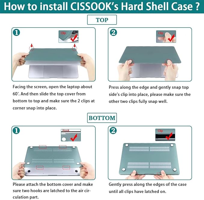 CISSOOK Compatible with MacBook Pro 13-inch Case 2025-2016 Release M2 M1 A2338 A2251 A2289 A2159 A1706 Model with Touch Bar, Plastic Hard Shell Protective Case with Keyboard Cover, Beach&Shell