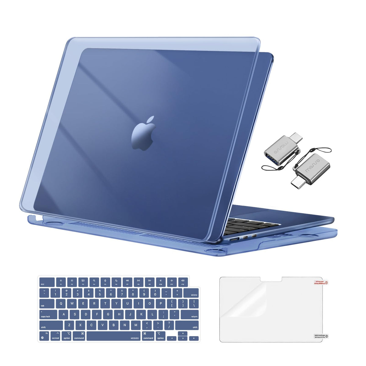 MOSISO Compatible with MacBook Air 13 inch Case M5 2026 M4 M3 M2 2025-2022