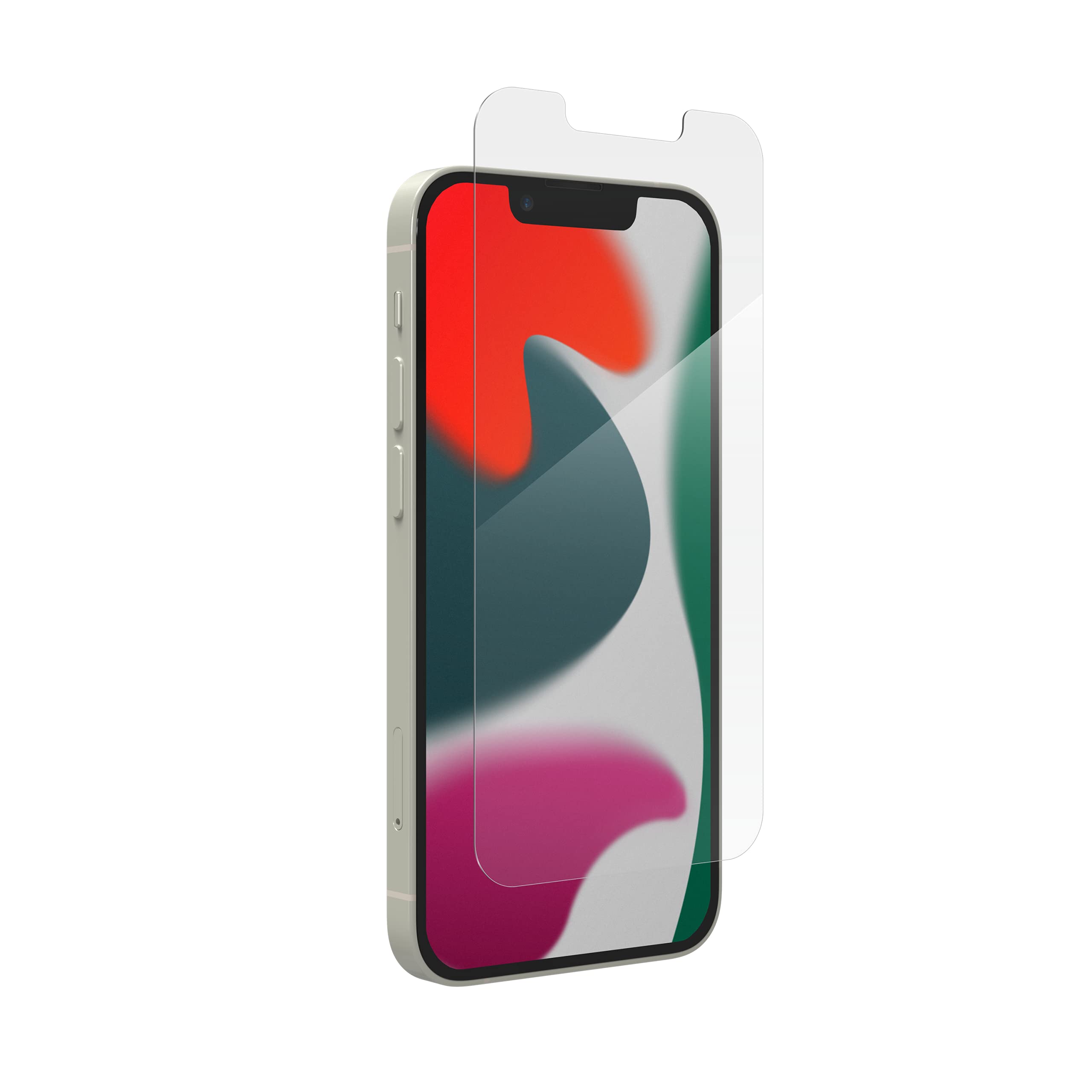 ZAGG Glass Elite Screen Protector - Made for iPhone 13 mini 5.4 - Case Friendly Screen - Impact & Scratch Protection - InvisibleShield - clear