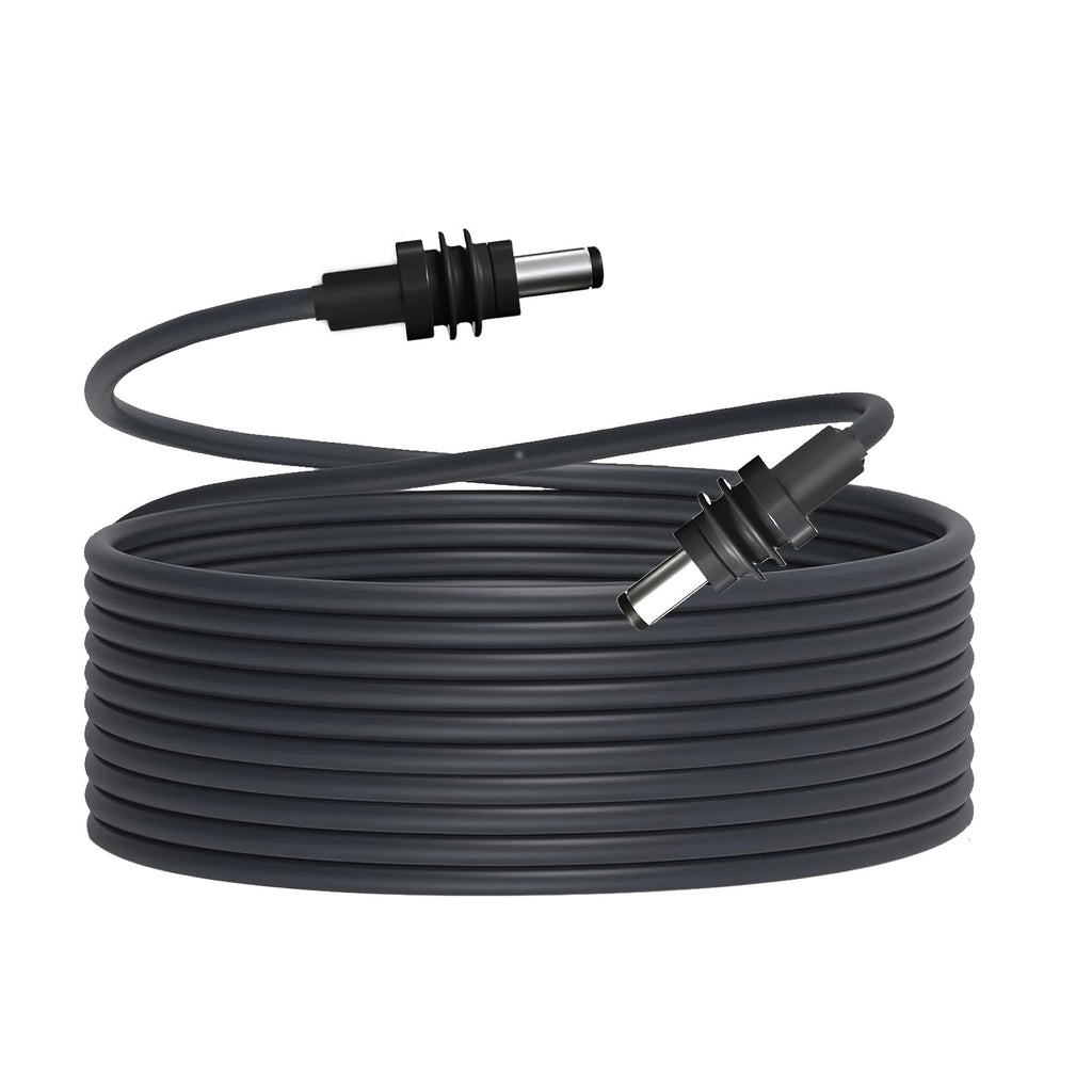 DC5521 Power Extension Cable for Starlink Mini,10FT 25FT 50FT 16AWG Waterproof DC 5521 Cord, DC Male to Male Extension Cable for Starklink Mini Work with 20V/65W+ PD Source (Male to Male 10 FT)