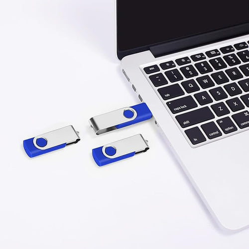 50-Pack of 1GB USB Flash Drive Bulk EASTBULL FAT32 Thumb Drives Pack (Blue)