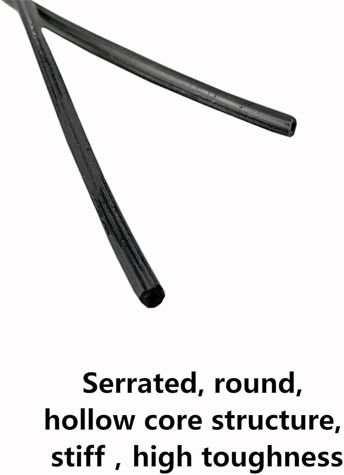 FLYZZZ Window Screen Spline, 0.16" x 100' Screen Retainer Spline, Suit for 0.157''-0.169'' Frames' Chanel, Round, Black, Used for Window/Door Screen Repair Replacement