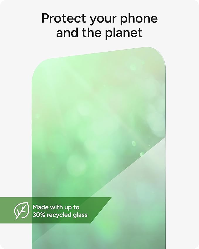 ZAGG Glass Elite Screen Protector for iPhone 16 Plus / 15 Plus - 5X Stronger, Reinforced Edges, Ultra-Strong Tempered Glass, Scratch Resistant, Anti-Smudge, InvisibleShield,, Easy Installation, Eco-Friendly