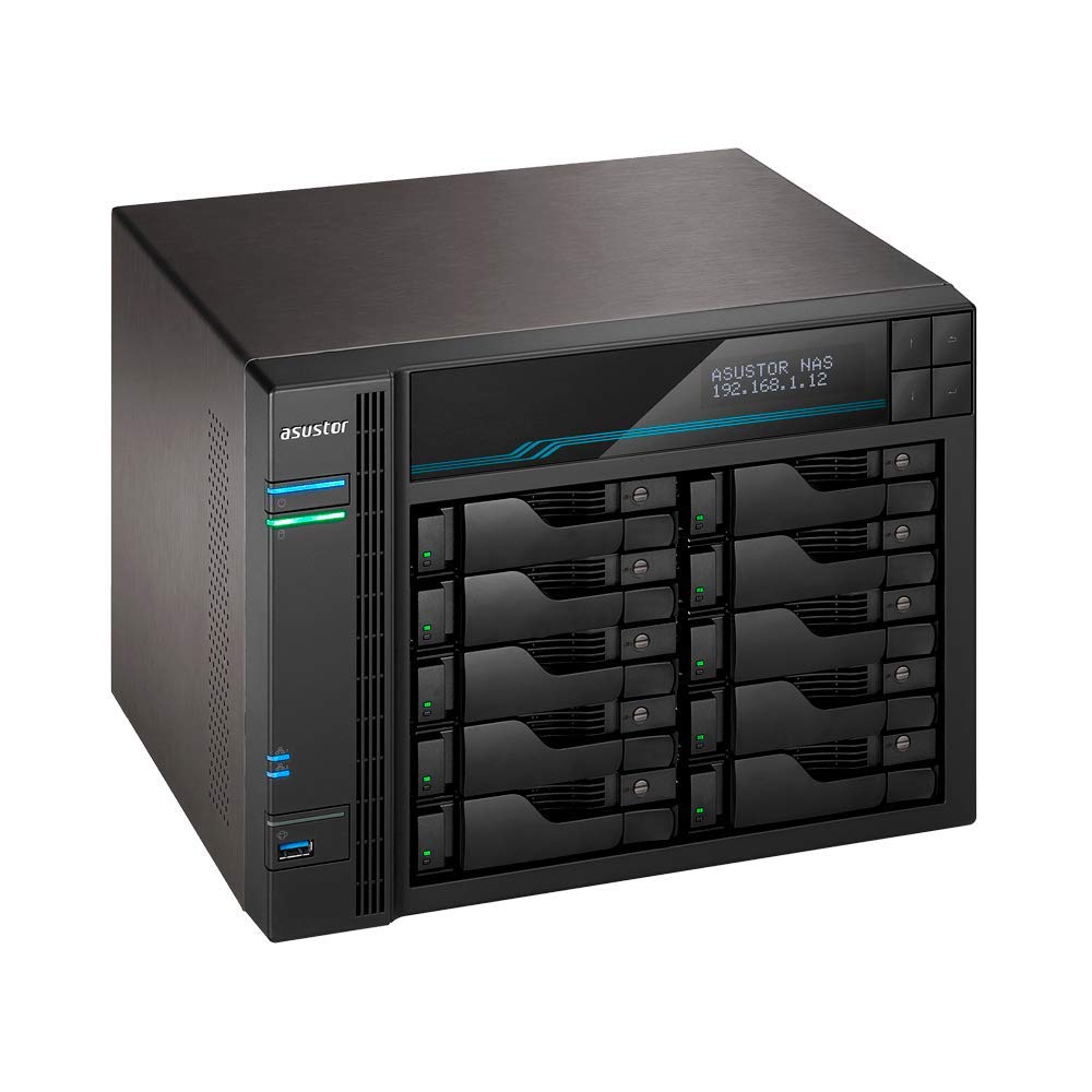 Asustor Lockerstor 2 Gen2 AS6702T - 2 Bay NAS Plex Media Server (Diskless)