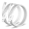[6.6ft 2-Pack] iPhone 16 Pro Max CarPlay USB-C Cable MFi Certified Woven iPhone 16 Car Charger USB A to Type C Charge Cord Fast Charging for Apple iPhone 15 Pro Max/15Plus/16 Plus, iPad 10 (White)