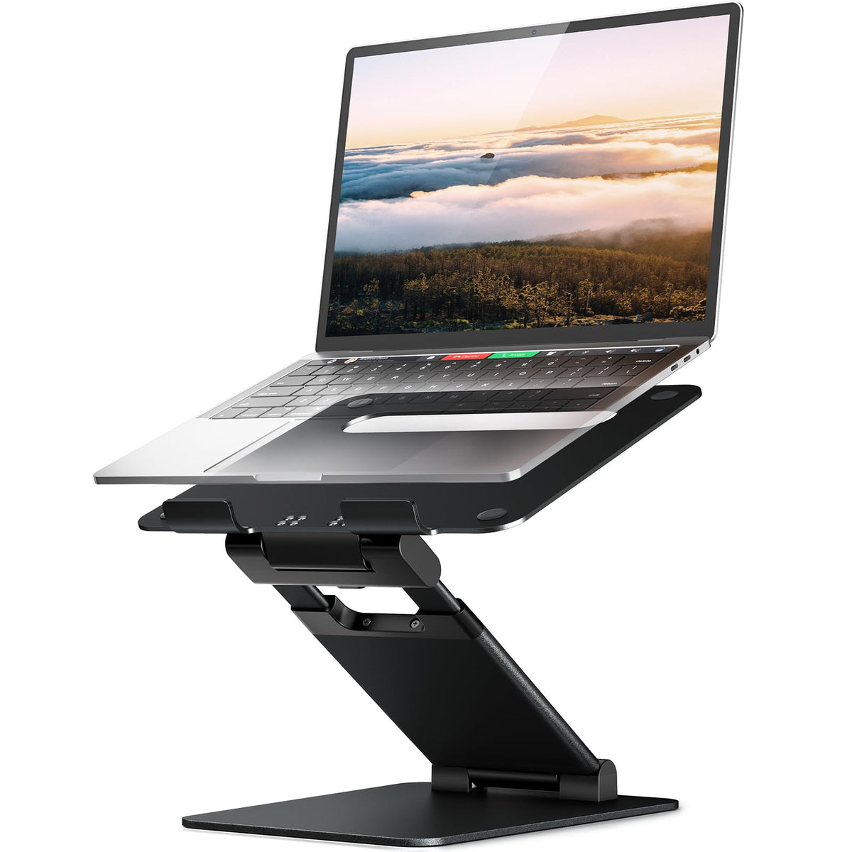Nulaxy Pull-Out Height Adjustable Laptop Stand for Desk, 22 LB Support