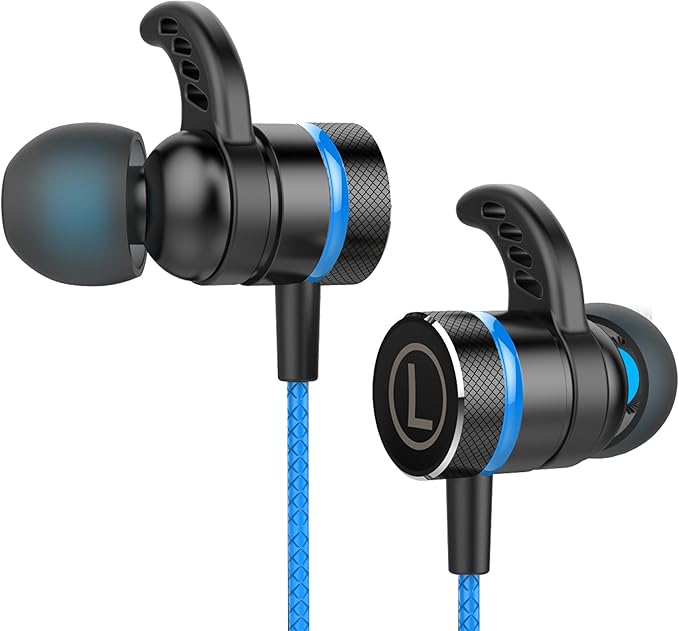 SoundMaster Pro V1 - Gaming Earphones with Dual Audio Drivers,Battle Buds,in-Line Mic with Mute and Volume Control, Compatible with Xbox Series,PS5,PS4,Switch,Pc with 3.5mm
