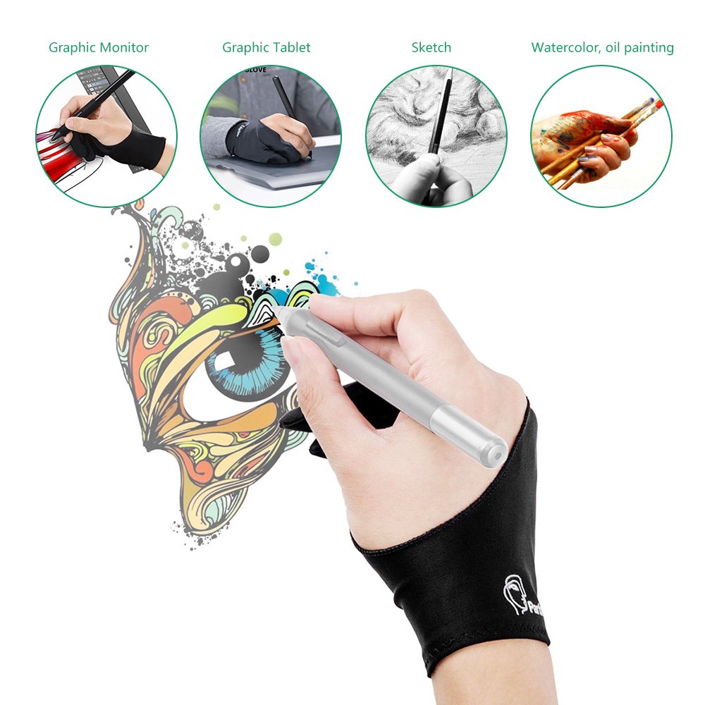 Parblo PR01 Artist Drawing Glove for Drawing Tablet,Fit for Both Right and Left Hand