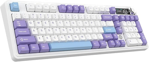 AJAZZ AK980 97% Wireless Mechanical Keyboard, 1.14" TFT Display & Knob