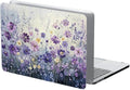 Compatible with MacBook Air 13.3 13.6 Inch Case 2022 2021 2020 2019 Plastic Hard Shell Case Cover,13.3 Pro(A1706/A1708/A1989/A2159/A2289/A2338), Purple Wildflowers