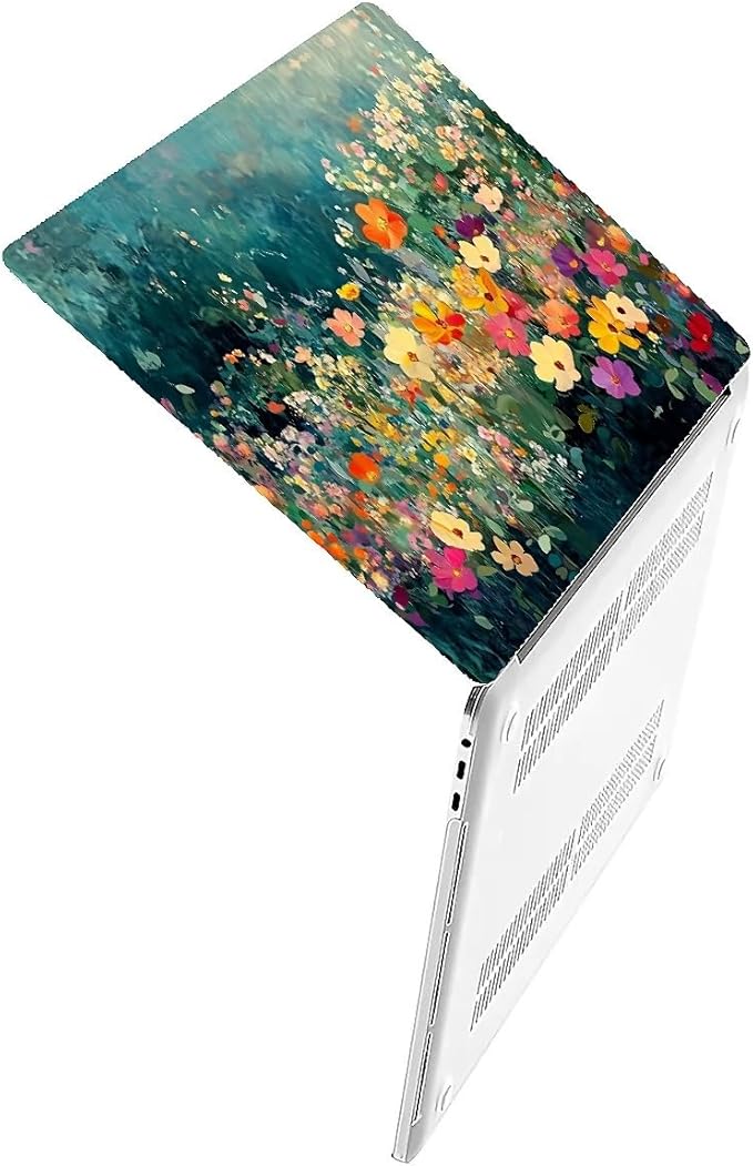 Compatible with MacBook Air 13.3 13.6 Inch Case 2022 2021 2020 2019 Plastic Hard Shell Case Cover,13.3 Pro(A1706/A1708/A1989/A2159/A2289/A2338), Spring Flowers