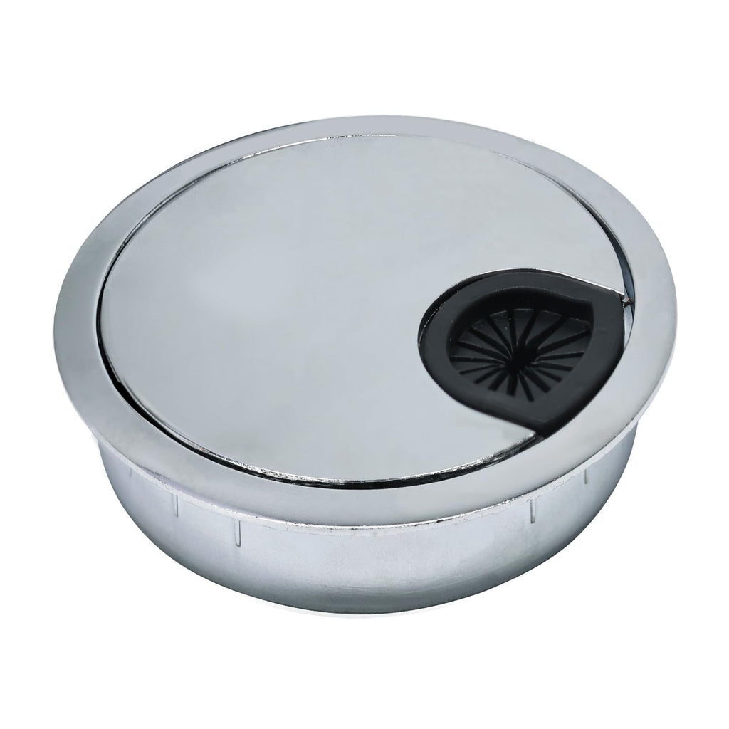 EASYEAH 1 Pcs Desk Grommet 2-1/16" / 53 mm, Zinc Alloy Desk Cord Hole Cover