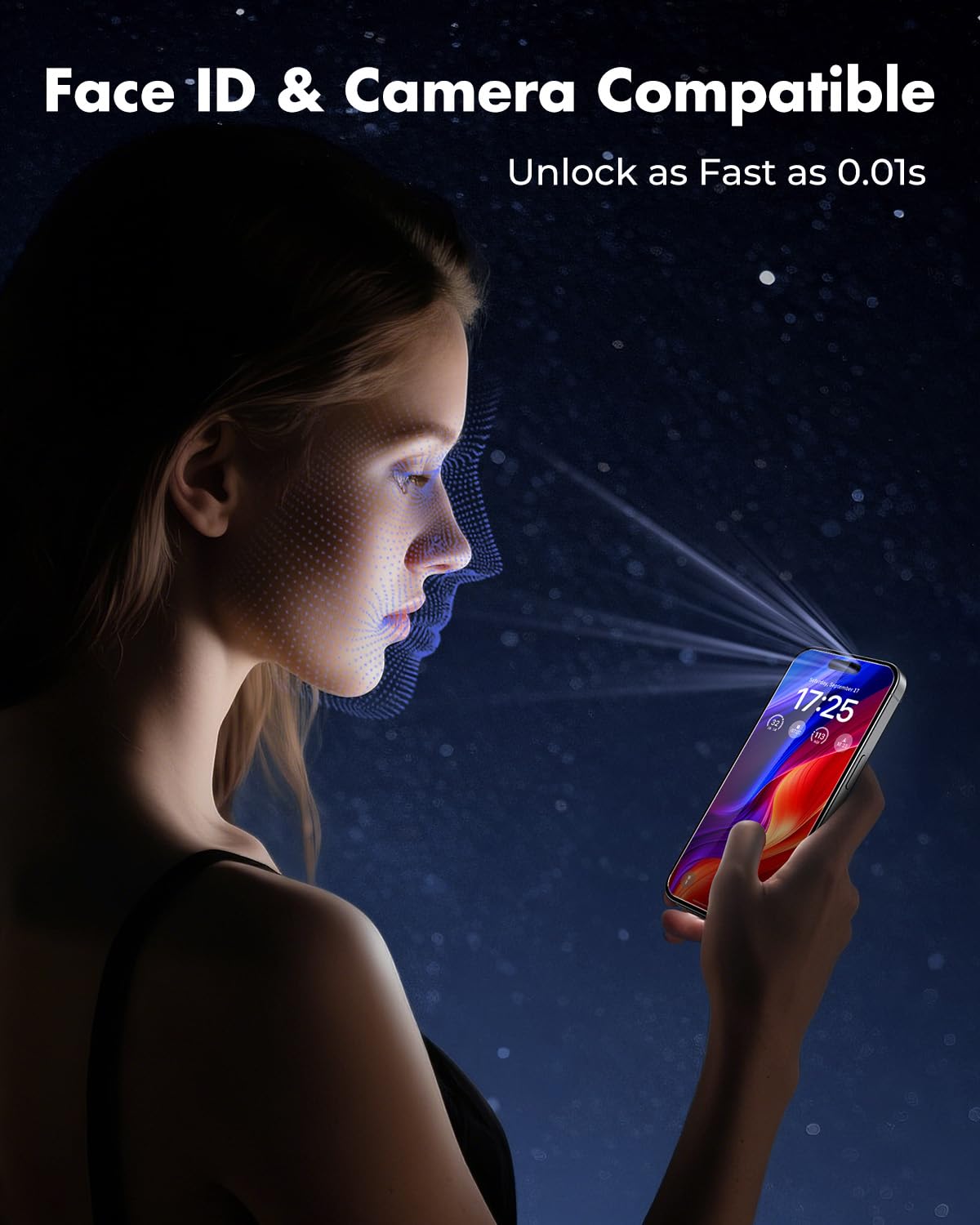 UNBREAKcable 2-Pack Screen Protector for iPhone 16 Tempered Glass