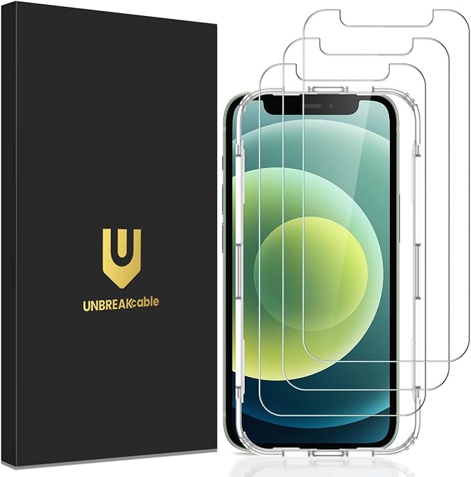 UNBREAKcable 3-Pack Screen Protector for iPhone 16e Tempered Glass