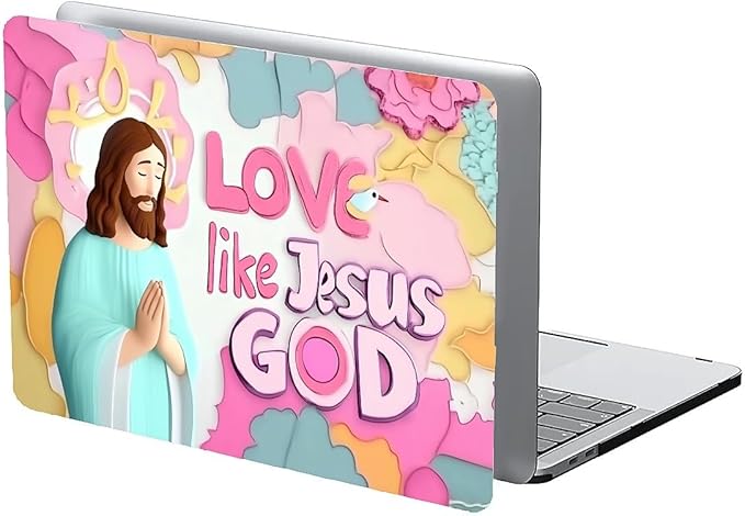 Compatible with MacBook Air 13.3 13.6 Inch Case 2022 2021 2020 2019 Plastic Hard Shell Case Cover,13.6 Air (A2681) M2 2022, Jesus