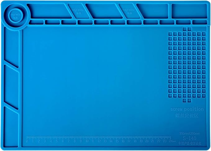 Kaisi S140 Magnetic Insulation Silicone Soldering Mat Magnetic Repair Mat