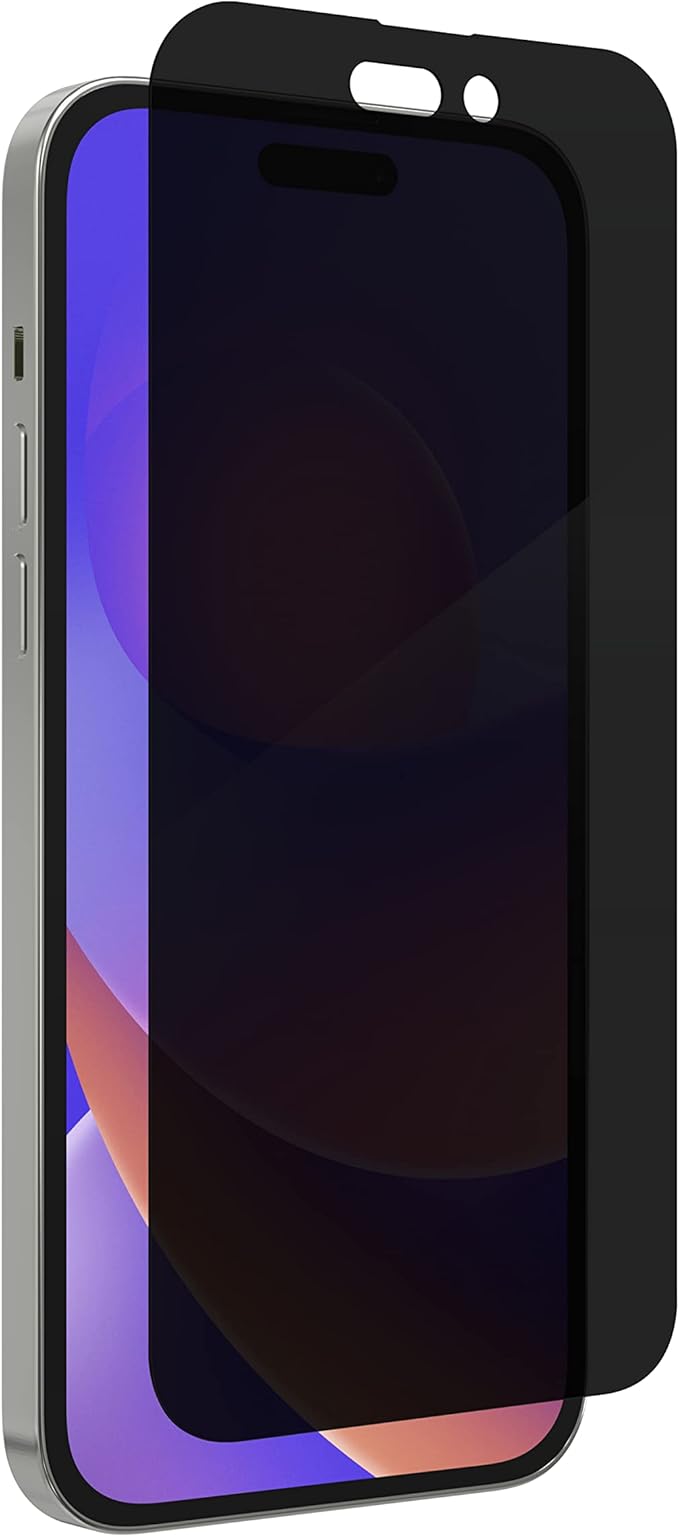 ZAGG InvisibleShield Glass Elite Privacy 360 Screen Protector for Apple iPhone 14 Pro Max - Four-Way Privacy Filter, 5X Stronger, Anti-Fingerprint Technology, EZ Apply Install
