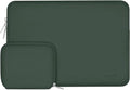 MOSISO Laptop Case 16 inch, 15-15.6 inch Laptop Sleeve Bag Compatible with MacBook Pro 16 inch, HP, Acer, Dell, Lenovo, ASUS Notebook, Neoprene Computer Sleeve Bag with Small Case, Midnight Green