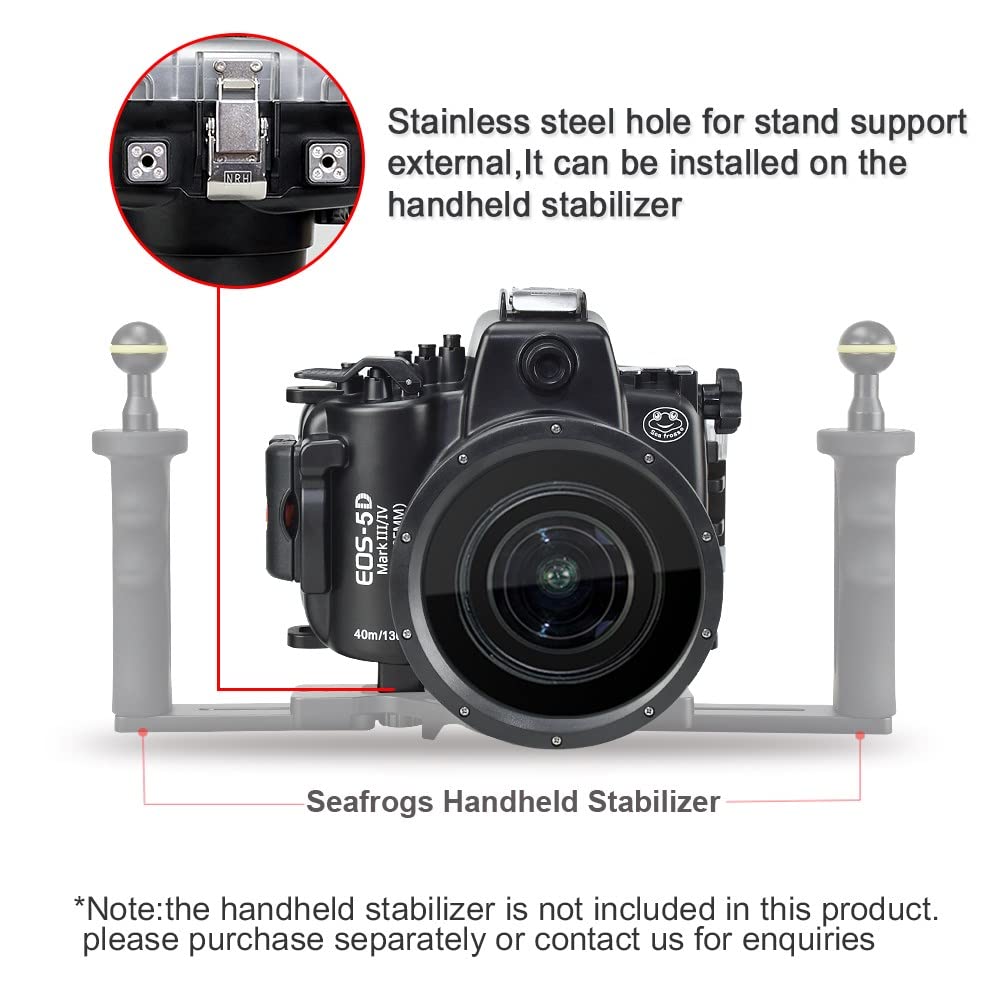 Sea Frogs Camera Case Compatible with Canon EOS 5D Mark III/IV 16-35mm