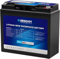 Renogy 12V 20Ah Trolling Motor Lithium Lifepo4 Battery, Built in 20A BMS, IP65 Waterproof Rated, 50% Lighter Deep Cycle Battery for kayaks, scooters, or emergency kits