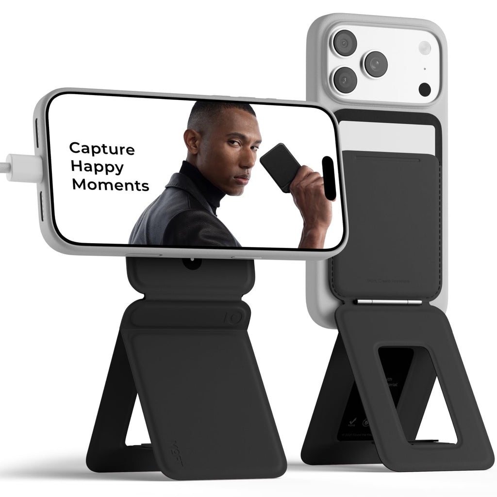 MOFT Phone Tripod Stand & Wallet, NFC Card Holder, Hold 1-2 Cards