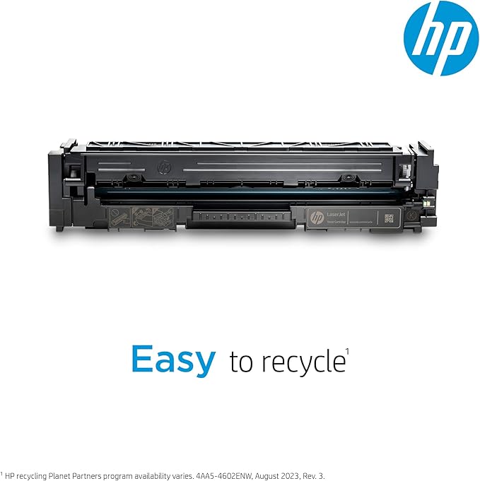 HP 212A Cyan Toner Cartridge | Works with HP Color LaserJet Enterprise M554, M555 Series, HP Color LaserJet Enterprise MFP M578 Series | W2121A