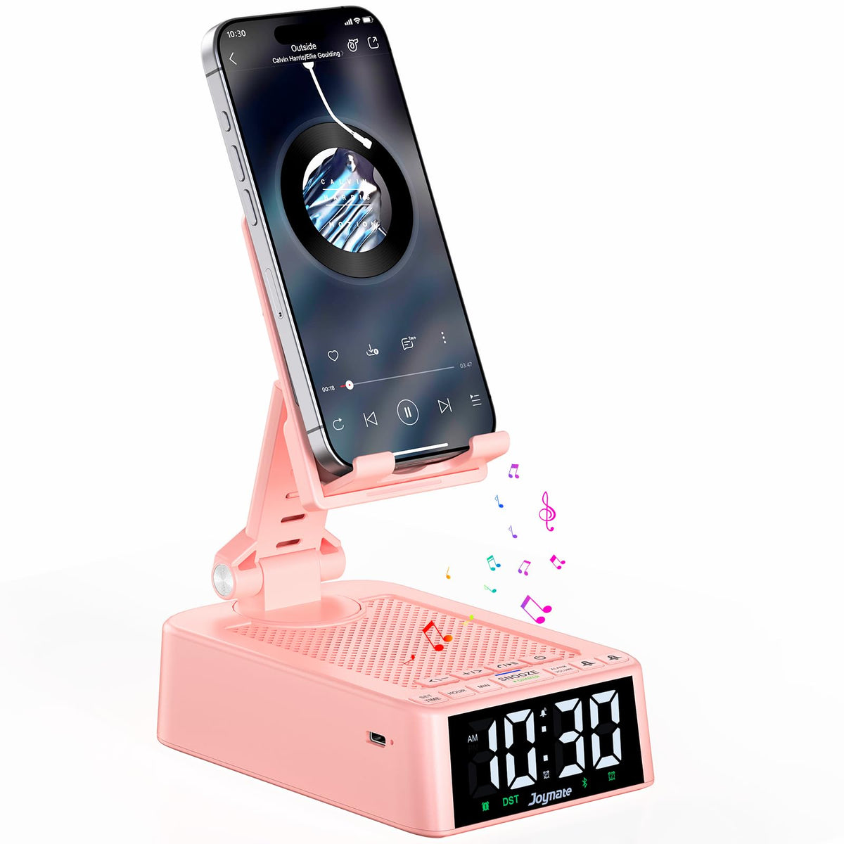 Gifts for Men Women, Phone Stand with Bluetooth Speaker 360° Rotable Angle