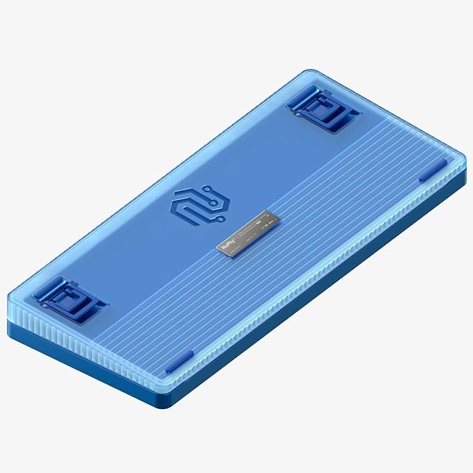 nuphy Halo75 V2 Mechancial Gaming Kyeboard,75% Wireless Hot Swappable Bluetooth Keyboard,83 Kyes RGB Backlit Keyboard,Support Bluetooth/2.4GHz/USB-C (Blue, Lemon (55gf))