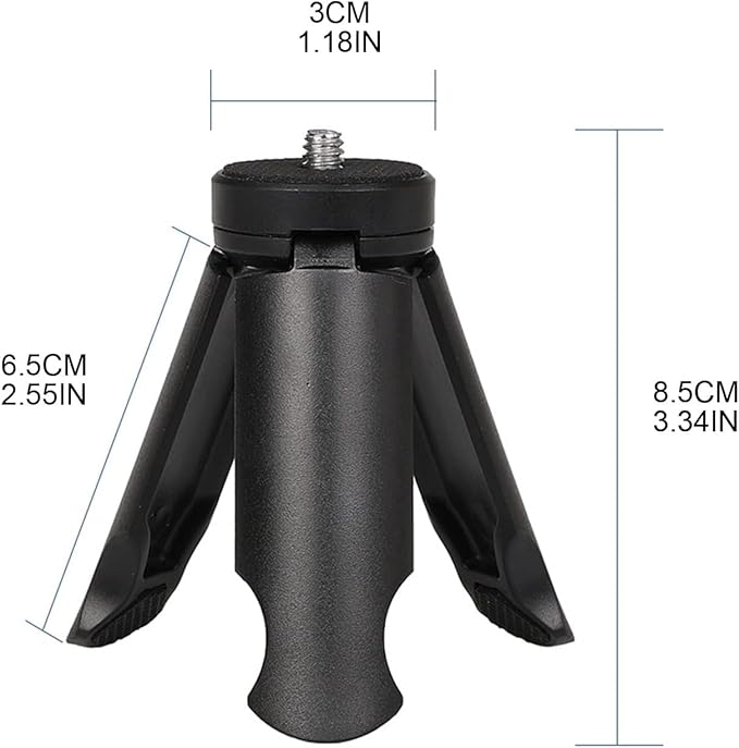 Mini Tripod, Desktop Tabletop Stand Compact Tripod for Smooth 4, Osmo Mobile, Vimble 2, Gimbal Handle Grip Stabilizer and All Cameras